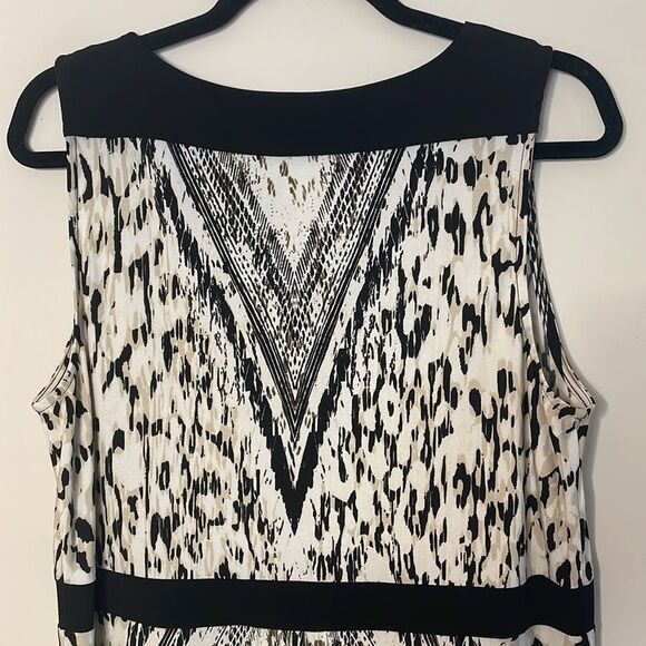 Chico's Animal Chevron Diane Maxi Dress Large - Picture 10 of 10